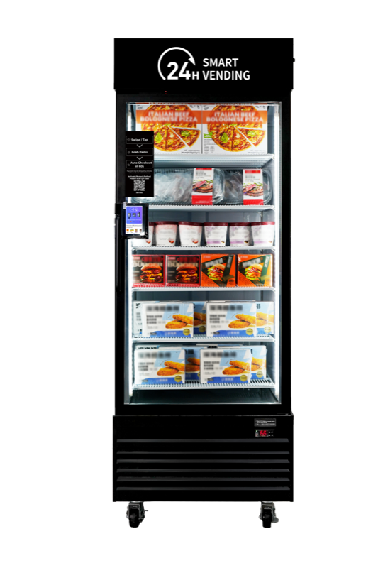 NuVending Freezer 550 AI Smart Cooler